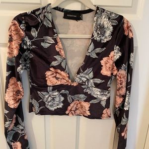 MINKPINK's Garden of Eden Velvet Crop Top